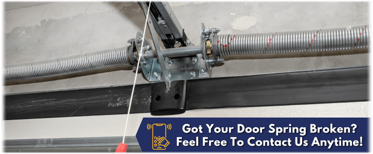 Broken Garage Door Spring La Vergne TN